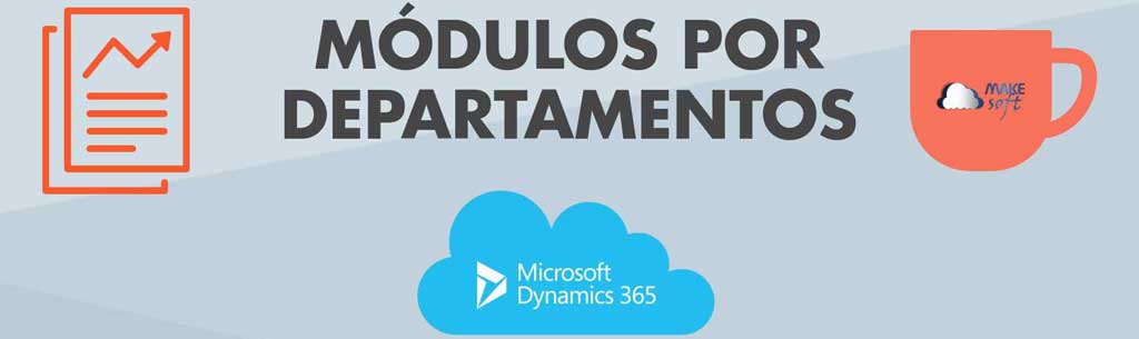 Dynamics 365: Módulos por departamento
